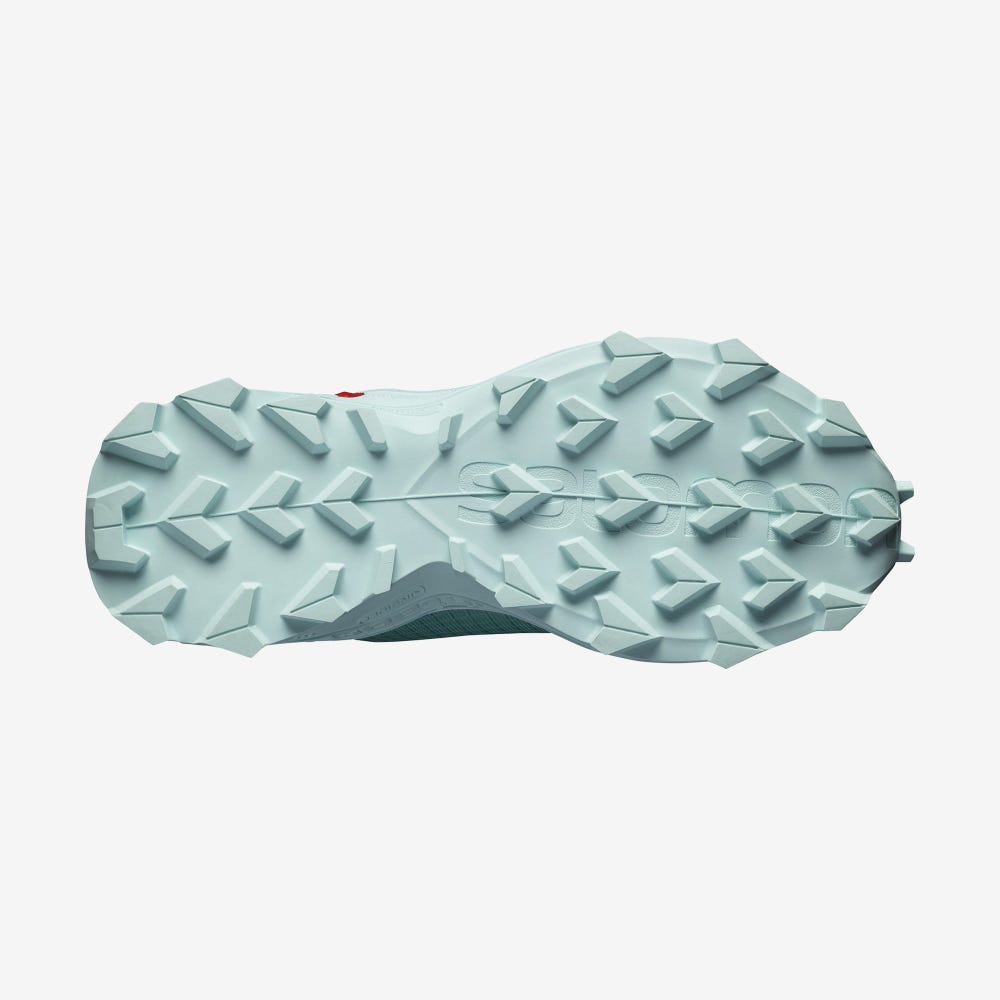 Kids' Salomon ALPHACROSS BLAST Running Shoes White | SVRE-36019