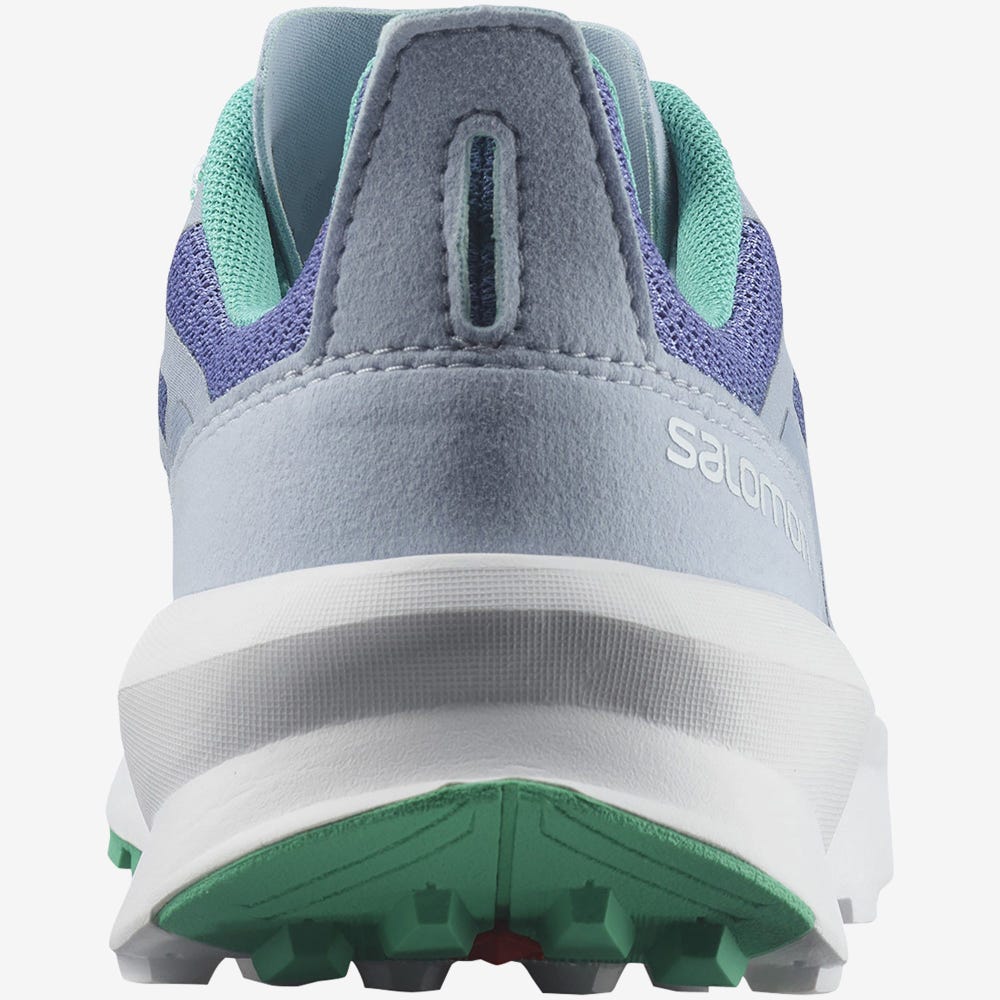 Kids' Salomon PATROL Trail Running Shoes Blue/Mint | AFCL-48219