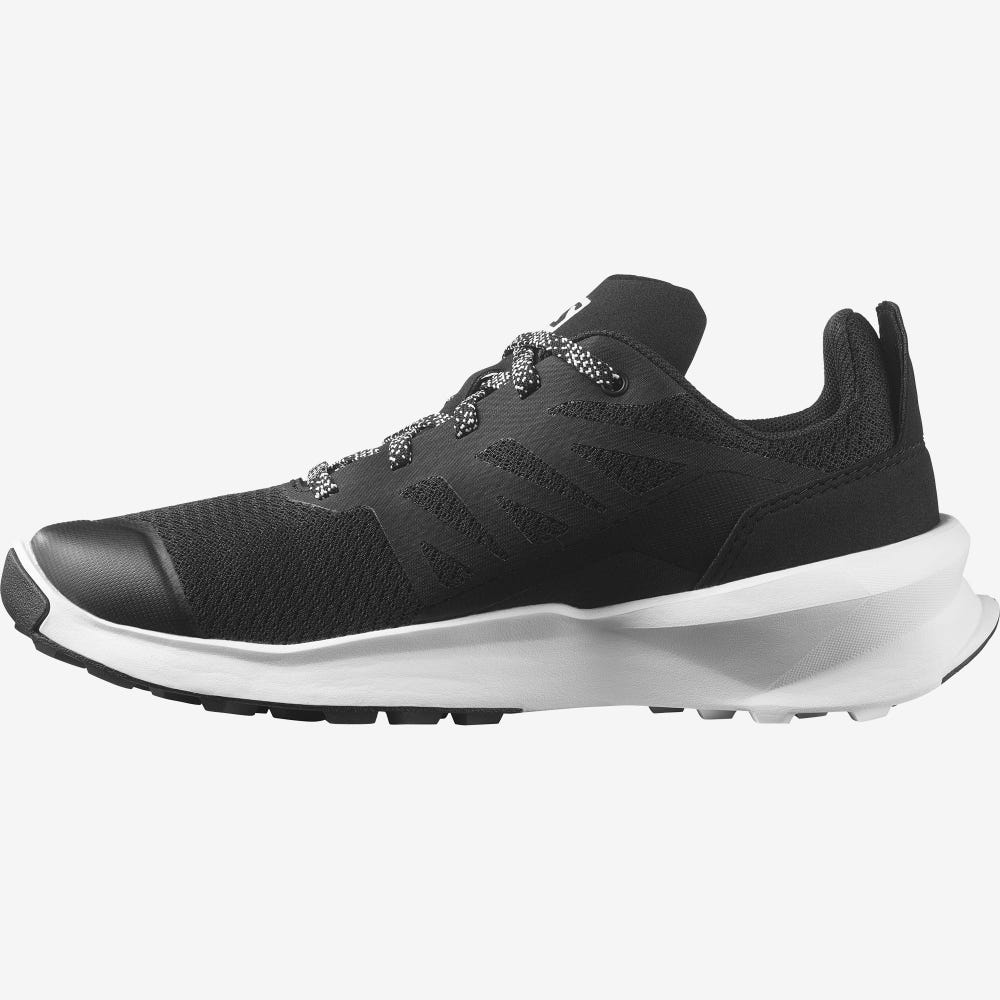 Kids' Salomon PATROL Trail Running Shoes Black/White | VMRP-48726