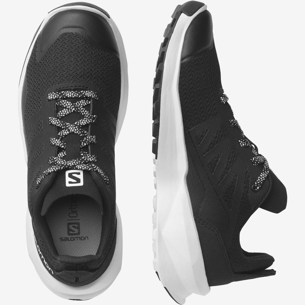 Kids' Salomon PATROL Trail Running Shoes Black/White | VMRP-48726