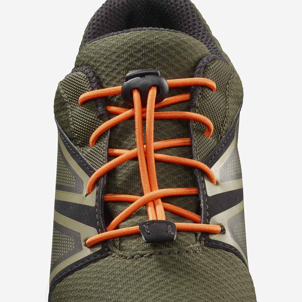 Kids' Salomon SENSE CLIMASALOMON™ WATERPROOF Running Shoes Black | MICE-02914