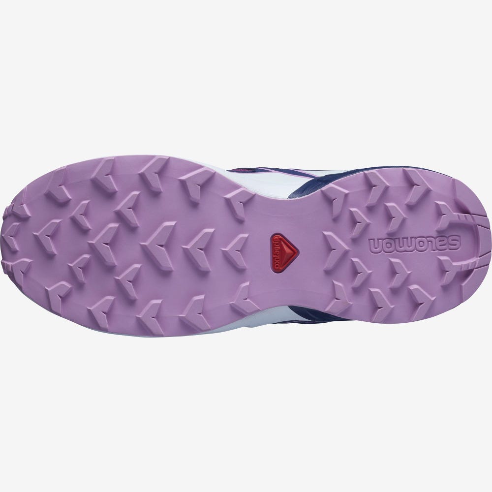 Kids' Salomon SPEEDCROSS Hiking Boots Purple/Blue/Purple | BGIY-36490