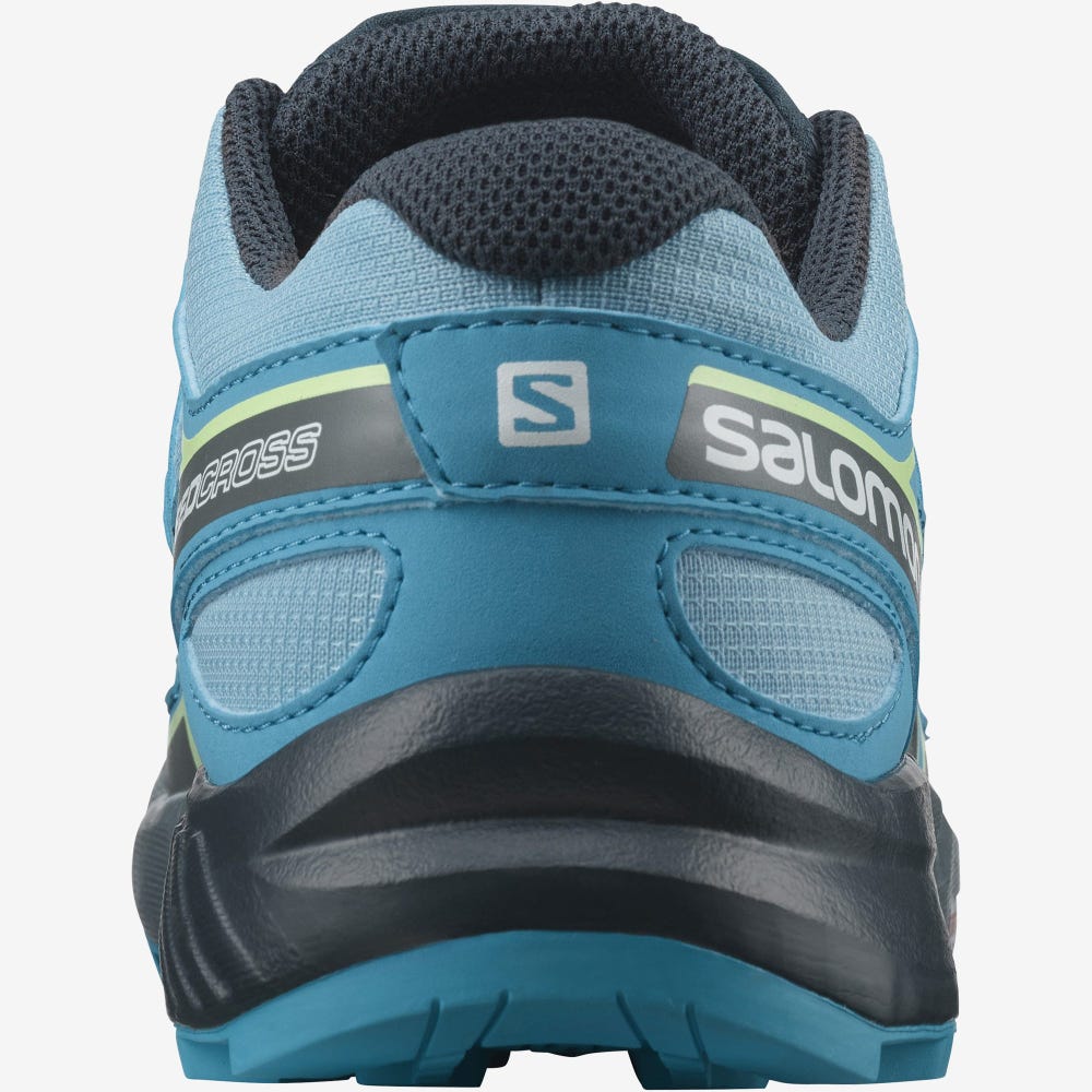 Kids' Salomon SPEEDCROSS Trail Running Shoes Blue | VJUH-40873