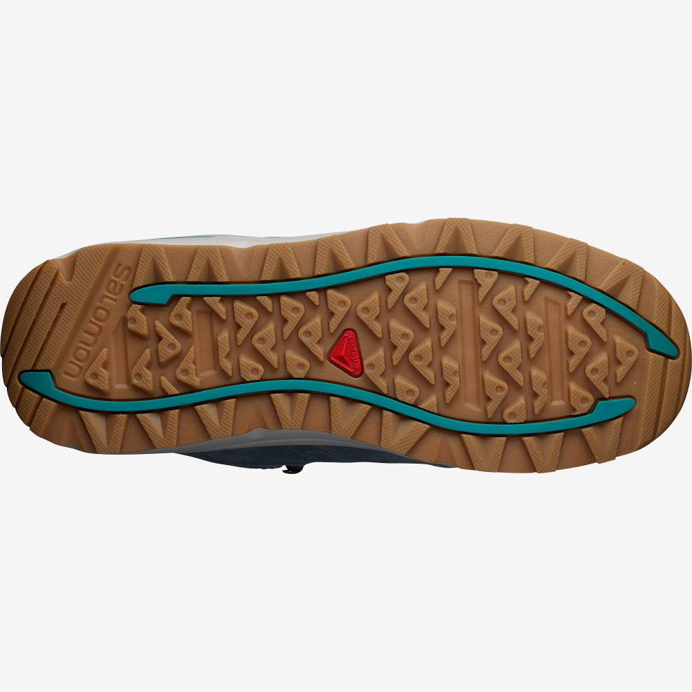 Kids' Salomon UTILITY TS CSWP J Hiking Boots Green | TDCH-39620
