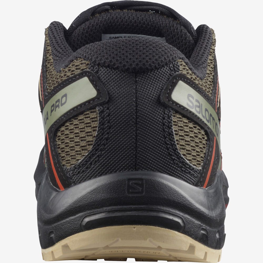 Kids' Salomon XA PRO 3D J Hiking Boots Olive | LFAQ-37561