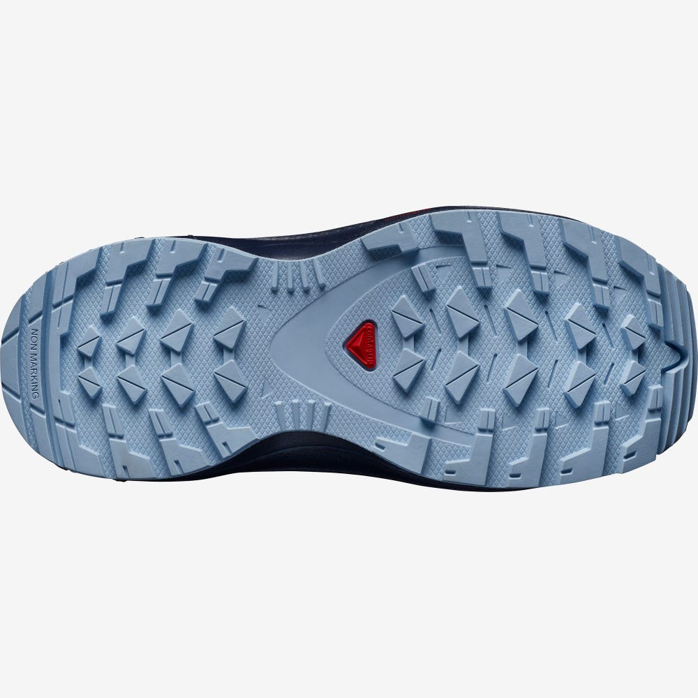 Kids' Salomon XA PRO 3D K Trail Running Shoes Blue Indigo/Blue/Turquoise | AKFR-67451