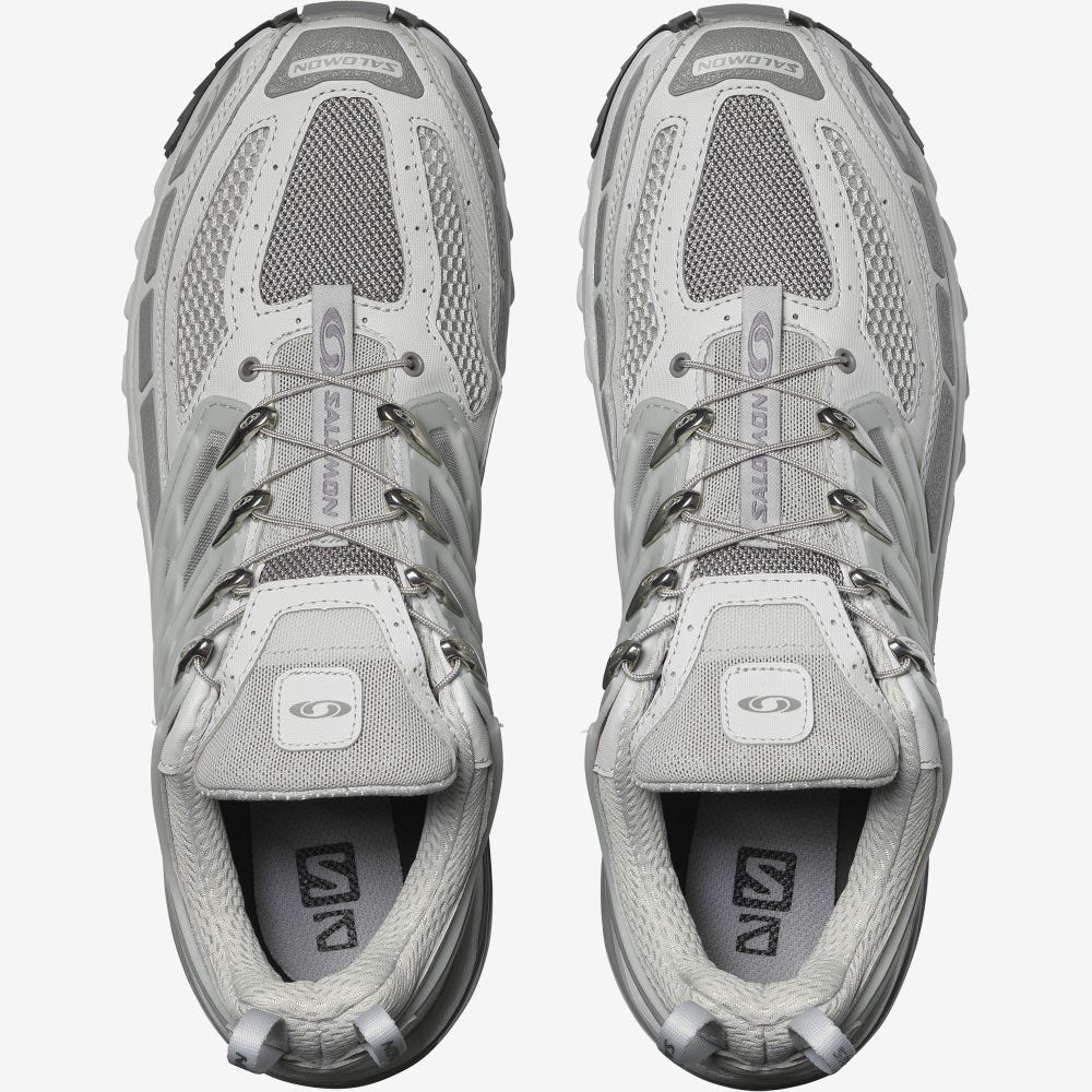 Men's Salomon ACS PRO ADVANCED Sneakers White/Light Yellow | BYKU-61230