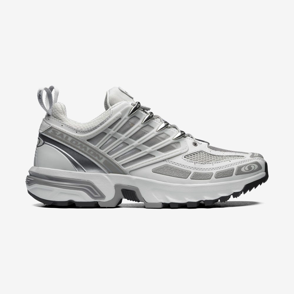 Men\'s Salomon ACS PRO ADVANCED Sneakers White/Light Yellow | BYKU-61230