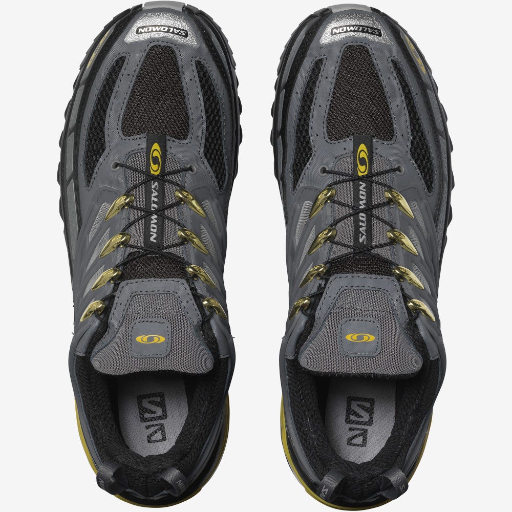Men's Salomon ACS PRO ADVANCED Sneakers Grey/Black | UOEB-24931