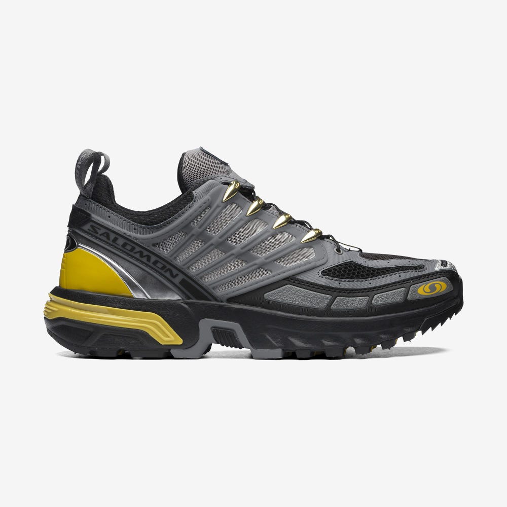 Men\'s Salomon ACS PRO ADVANCED Sneakers Grey/Black | UOEB-24931