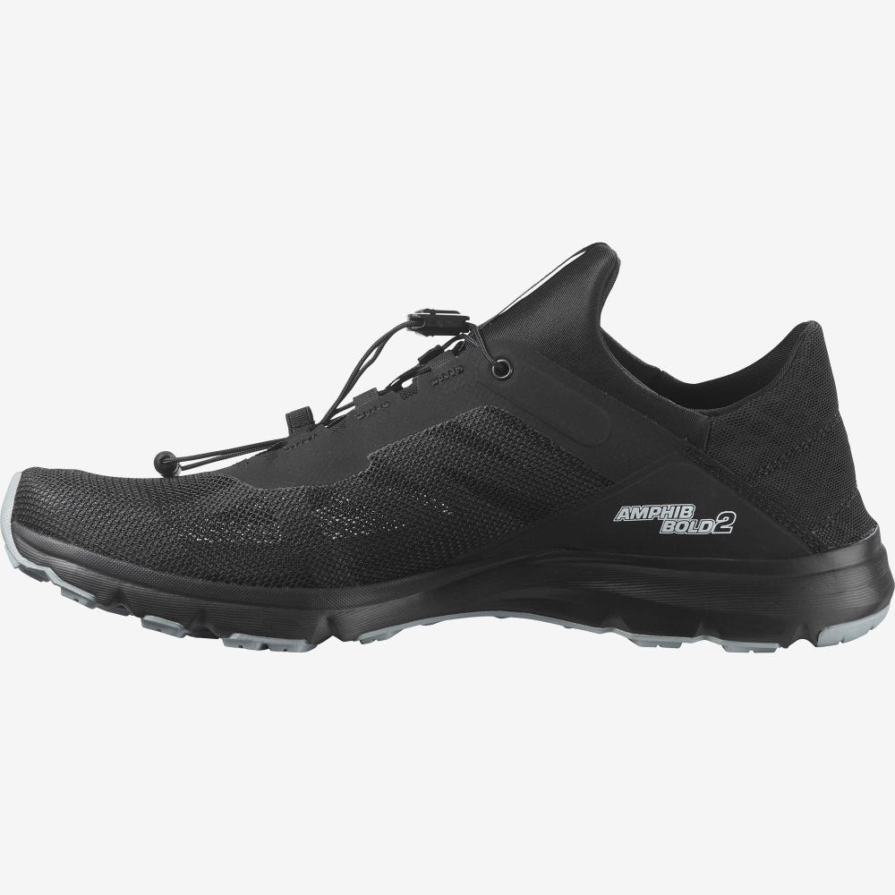 Men's Salomon AMPHIB BOLD 2 Sandals Black | IBQJ-06398