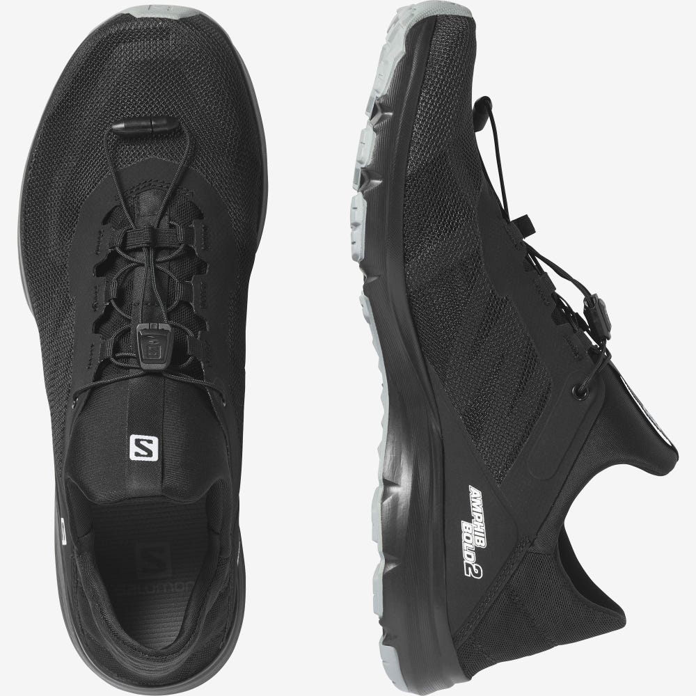 Men's Salomon AMPHIB BOLD 2 Sandals Black | IBQJ-06398