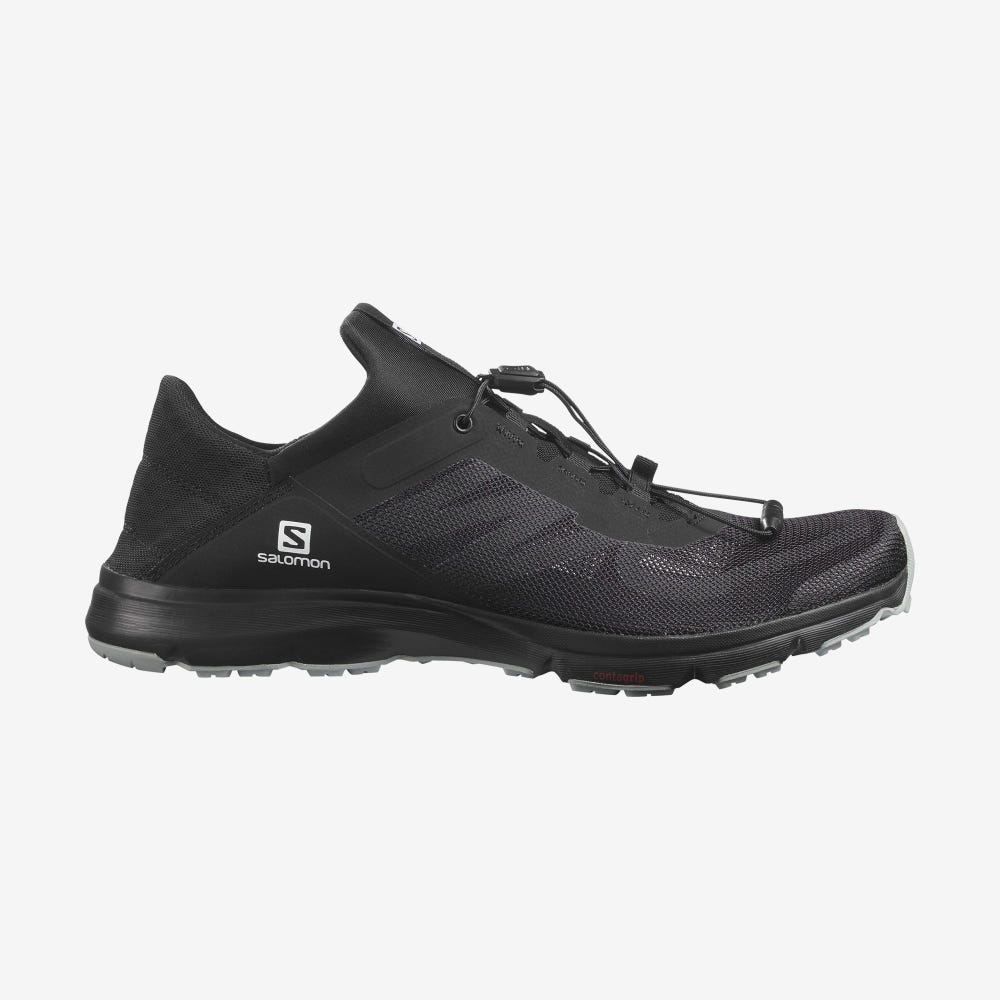 Men\'s Salomon AMPHIB BOLD 2 Sandals Black | IBQJ-06398