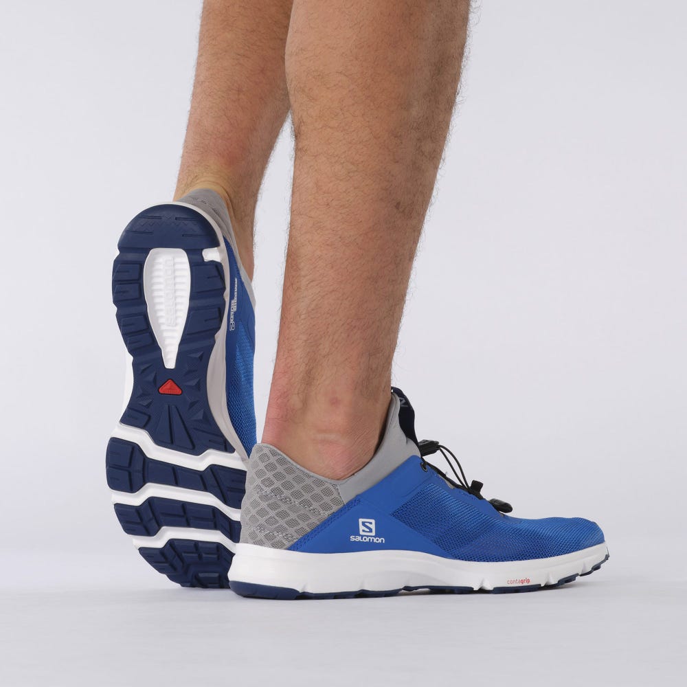 Men's Salomon AMPHIB BOLD 2 Sandals Blue | MTYF-67153