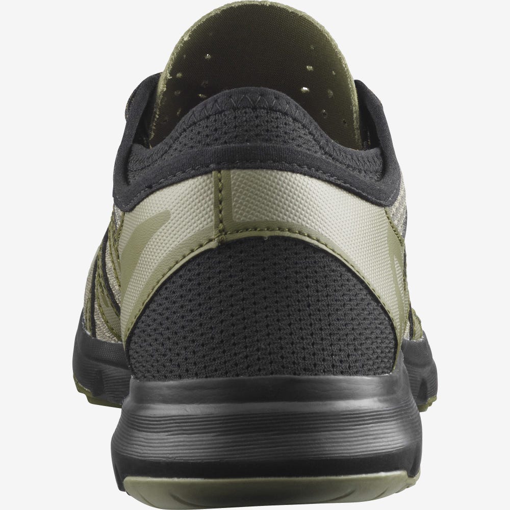 Men's Salomon CROSSAMPHIBIAN SWIFT 2 Sandals Olive/Black | RPDT-09346