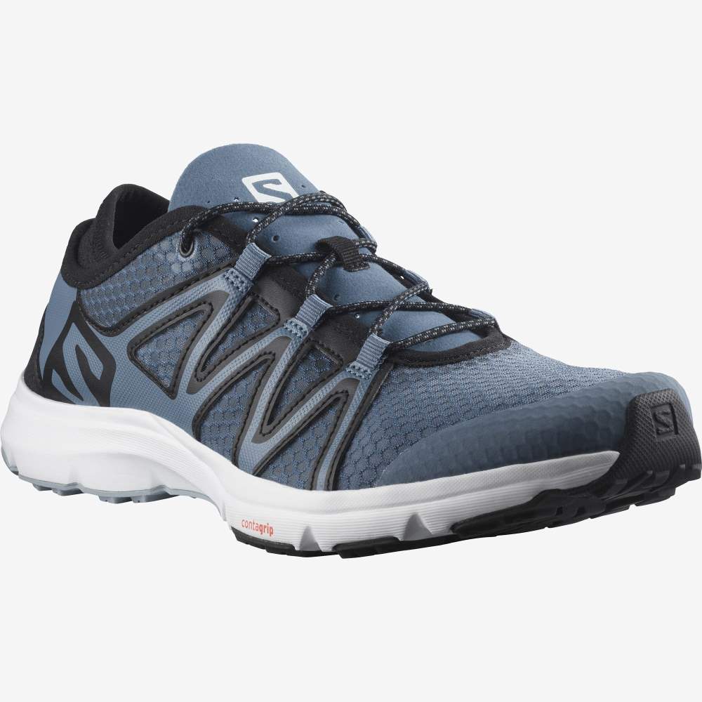 Men's Salomon CROSSAMPHIBIAN SWIFT 2 Sandals Blue | TBJX-28691