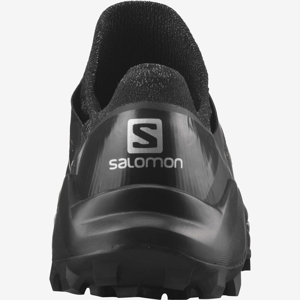 Men's Salomon CROSS PRO 2 Trail Running Shoes Black | UOCA-09635