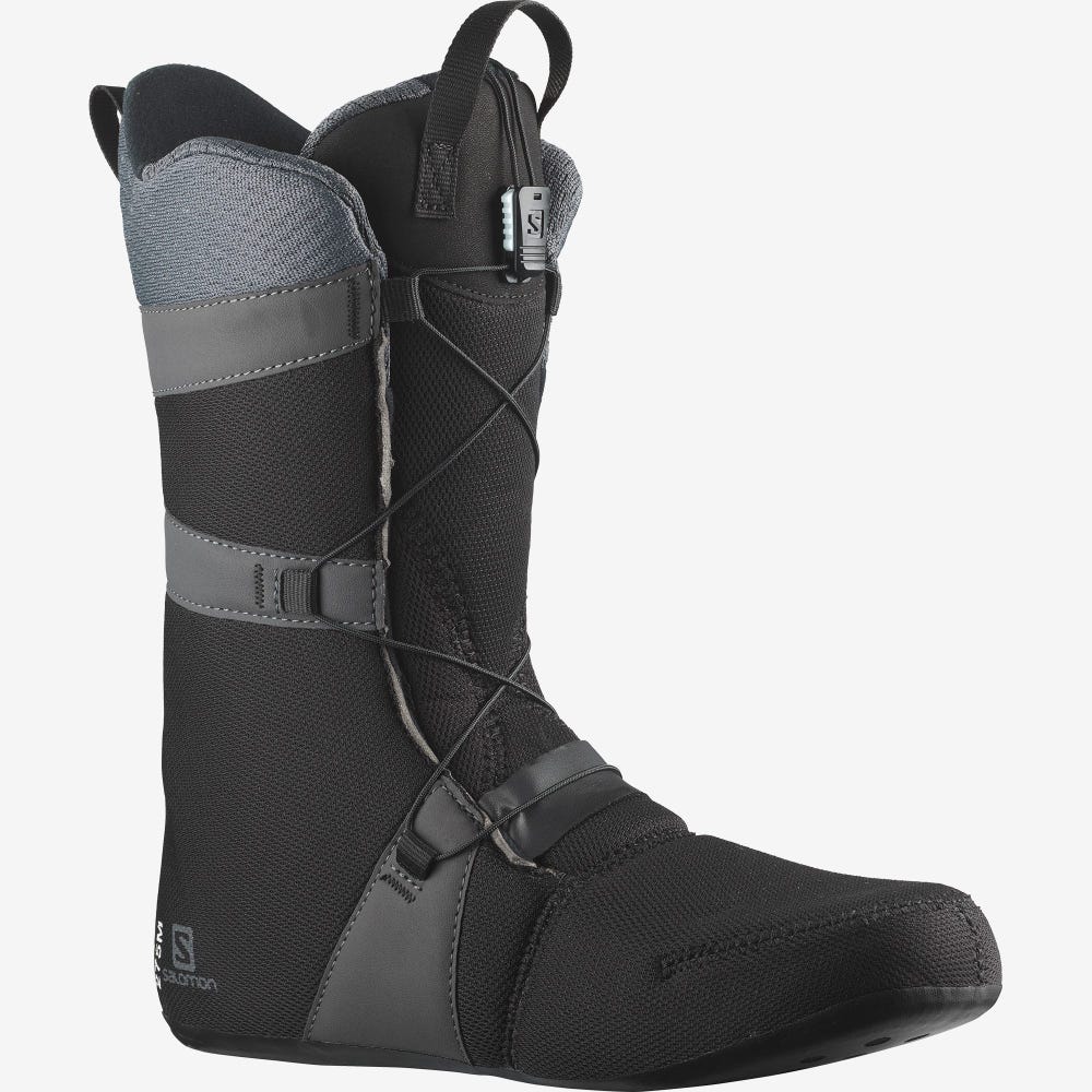 Men's Salomon DIALOGUE DUAL BOA Snowboard Boots Black | VRZC-17892