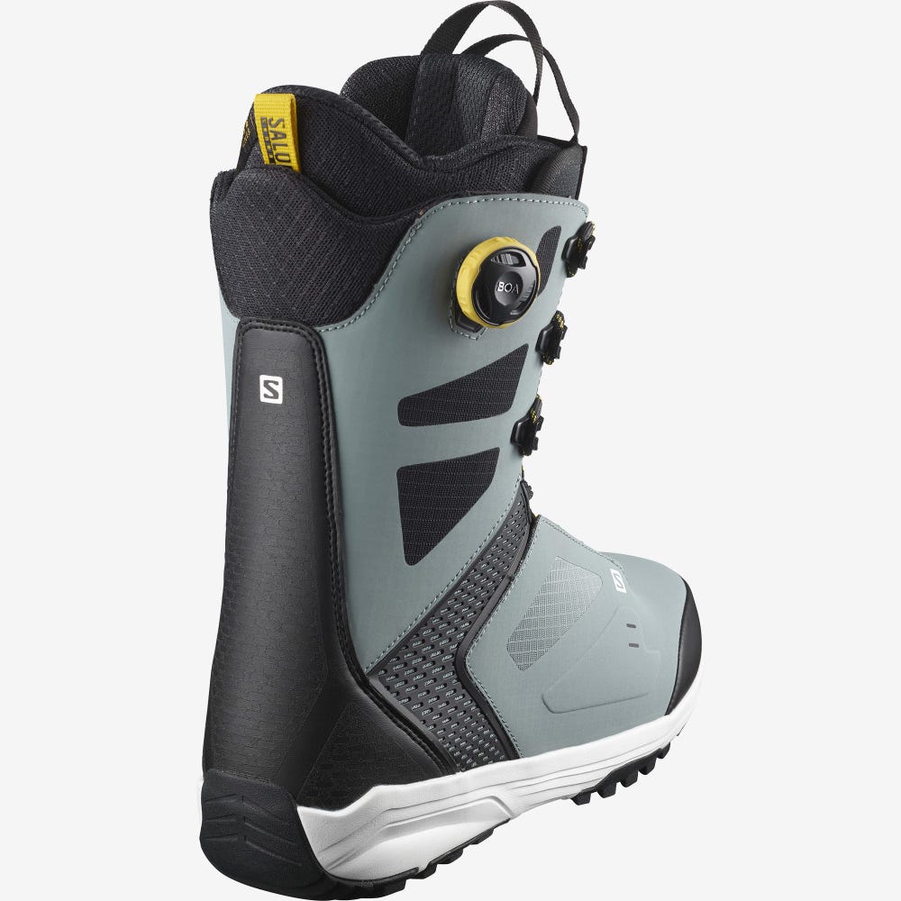Men's Salomon DIALOGUE LACE SJ BOA Snowboard Boots Blue/Black/White | NILR-74682