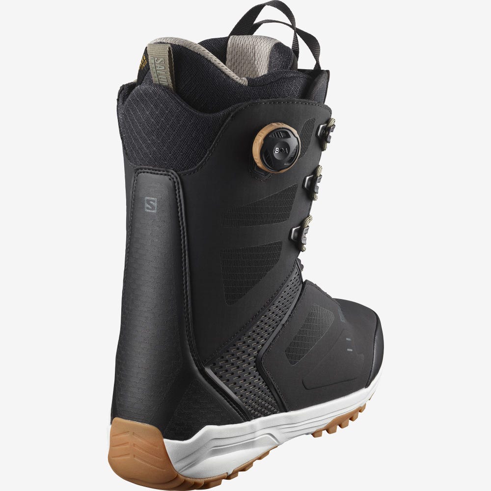 Men's Salomon DIALOGUE LACE SJ BOA Snowboard Boots Black | ZOCE-96548