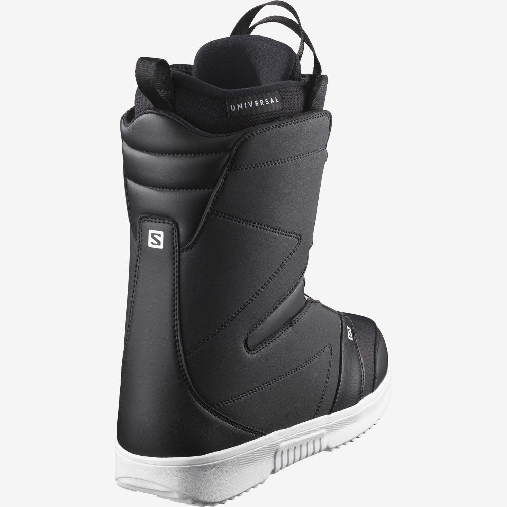 Men's Salomon FACTION BOA Snowboard Boots Black/White | AVPK-70614