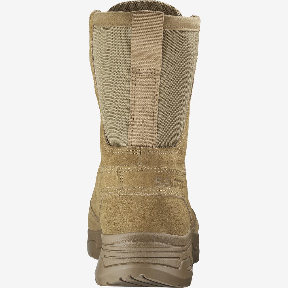 Men's Salomon GUARDIAN Tactical Boots Brown | HBEZ-20138