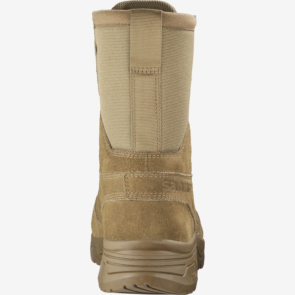 Men's Salomon GUARDIAN WIDE Tactical Boots Brown | WYFT-68912