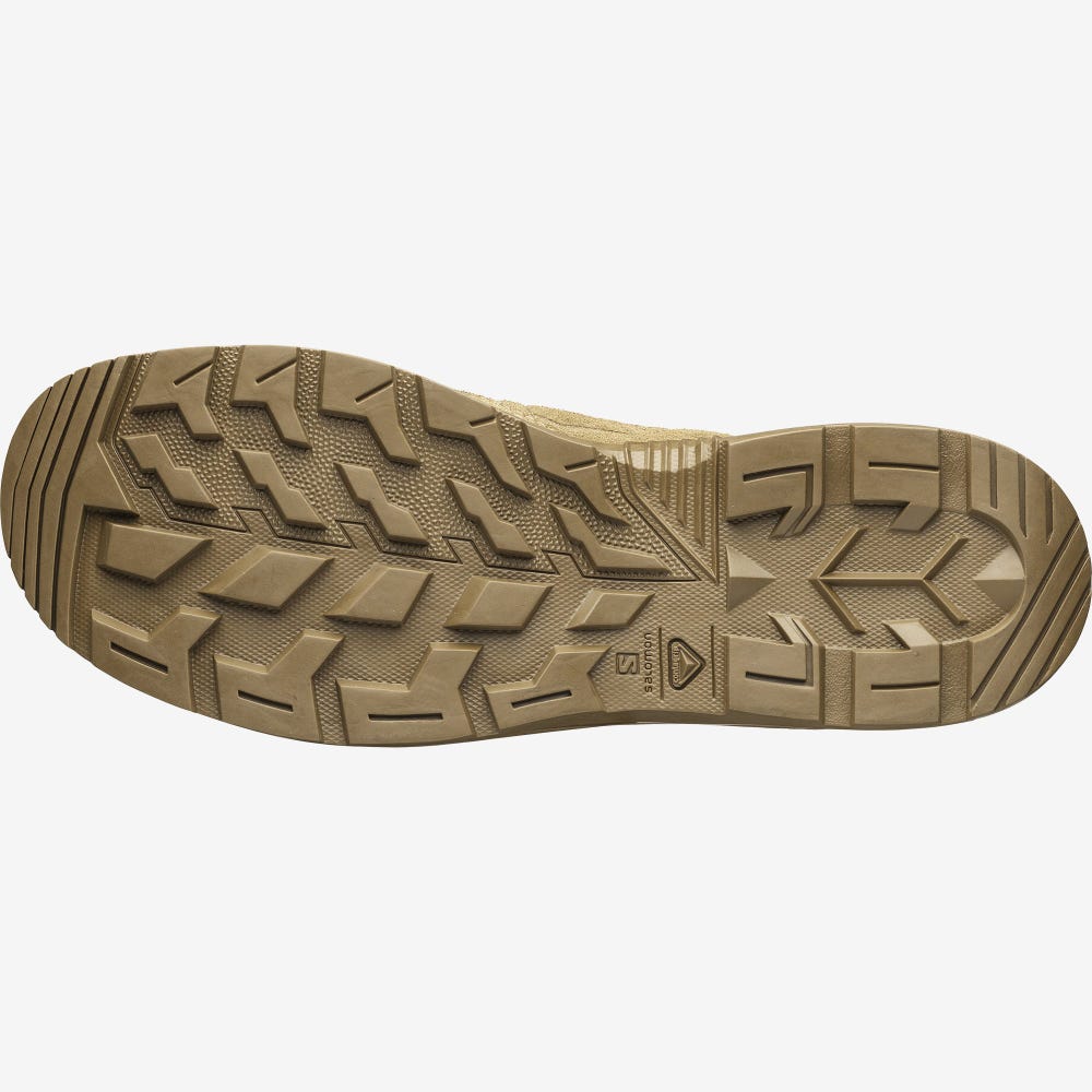 Men's Salomon GUARDIAN WIDE Tactical Boots Brown | WYFT-68912