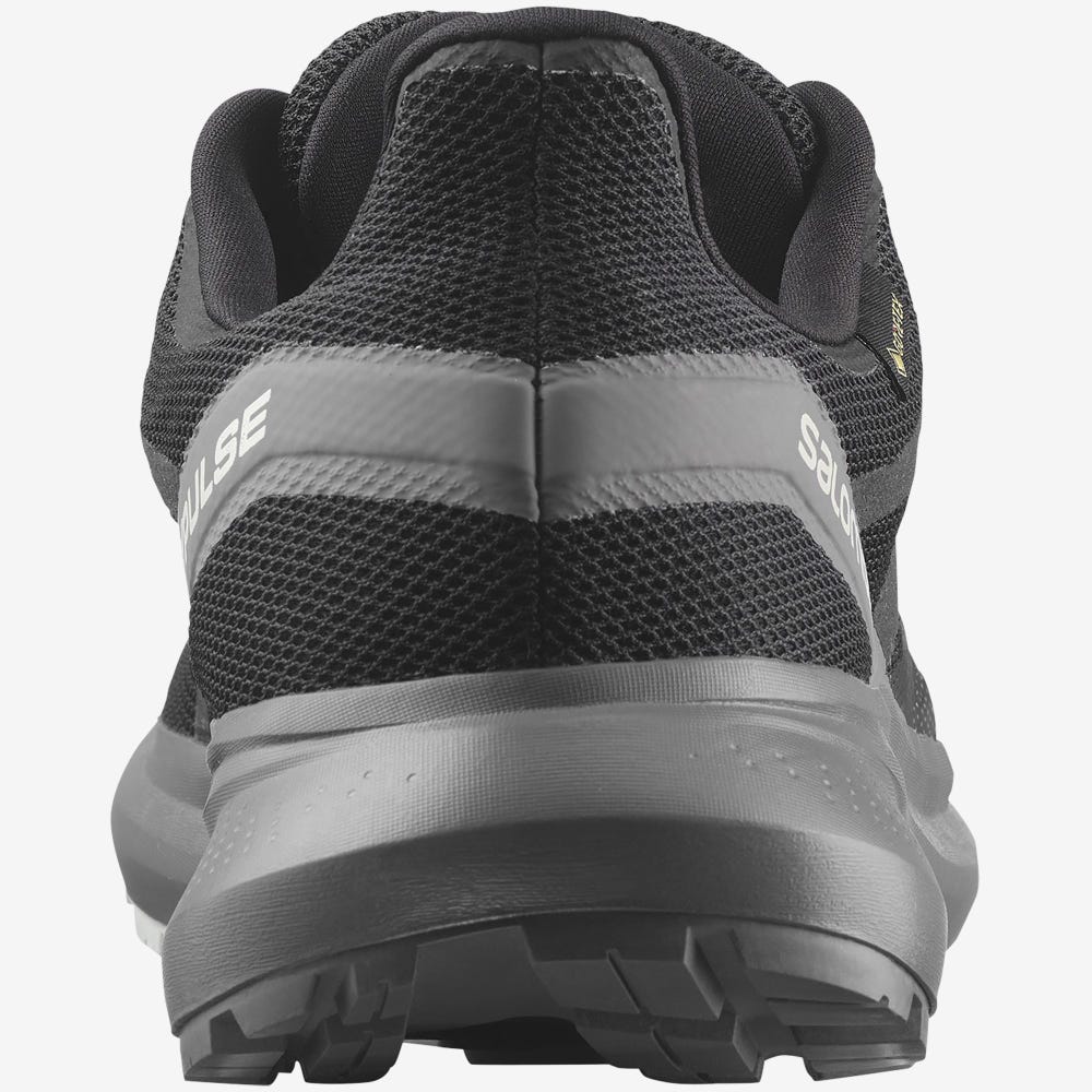 Men's Salomon HYPULSE GORE-TEX Trail Running Shoes Black | OUKR-86197