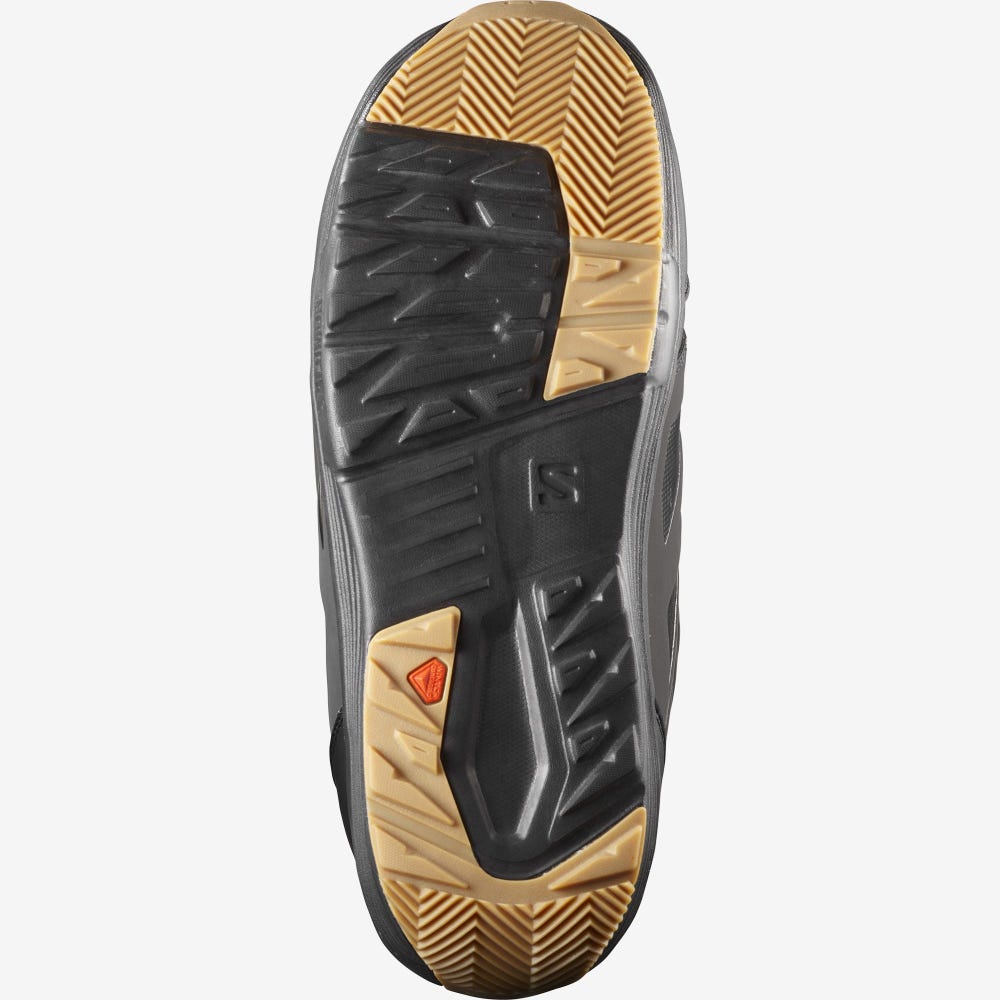 Men's Salomon LAUNCH BOA SJ BOA Snowboard Boots Black/White | HEZS-51487