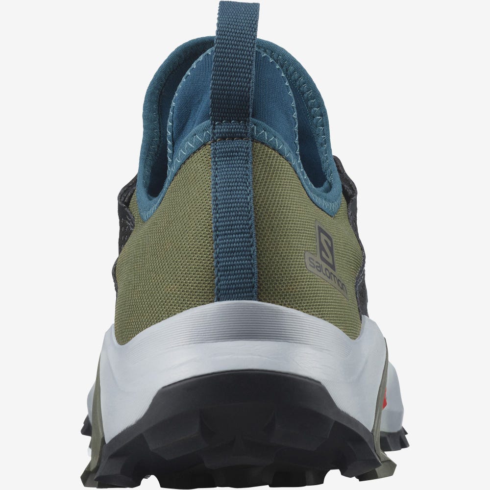 Men's Salomon MADCROSS Trail Running Shoes Olive/Deep Turquoise | MARP-37946