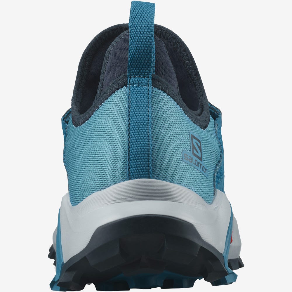 Men's Salomon MADCROSS Trail Running Shoes Blue | UWPC-72084