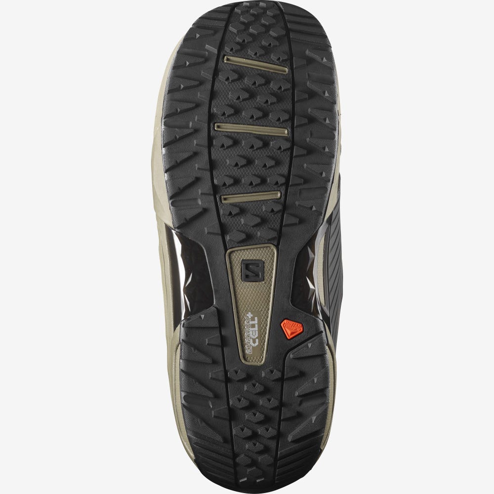 Men's Salomon MALAMUTE Snowboard Boots Black | XOED-85071