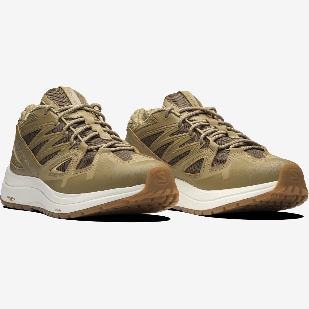 Men's Salomon ODYSSEY 1 ADVANCED Sneakers Brown | TQCO-73854