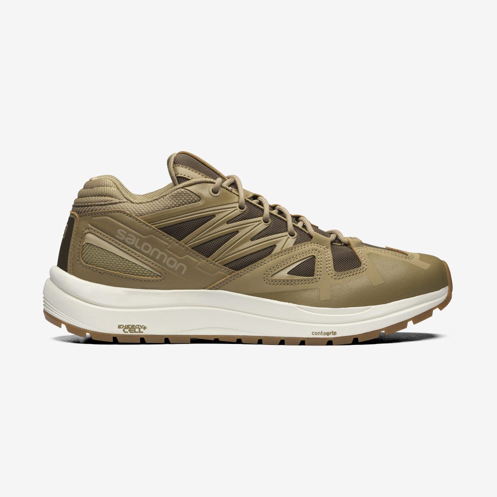 Men\'s Salomon ODYSSEY 1 ADVANCED Sneakers Brown | TQCO-73854