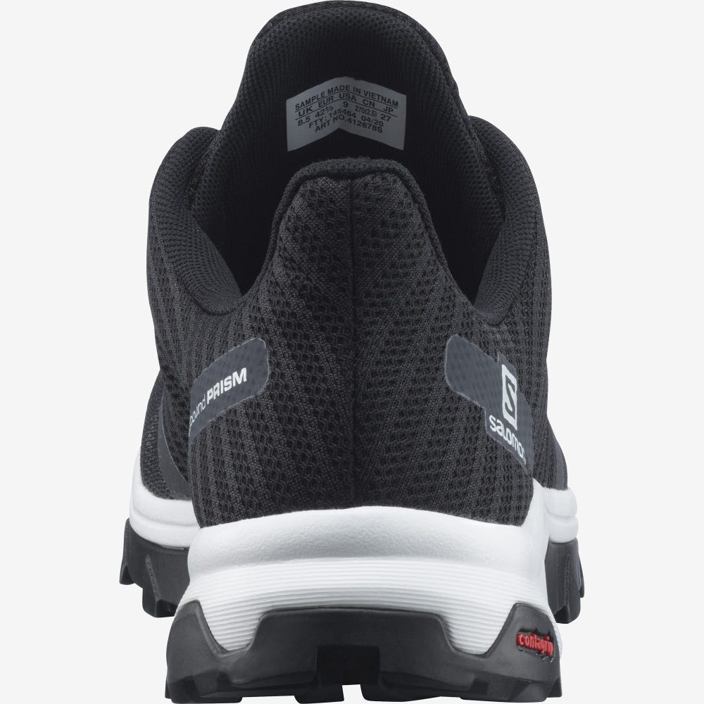 Men's Salomon OUTBOUND PRISM Hiking Shoes Grey/White/Black | NLYS-39607