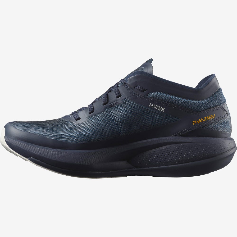 Men's Salomon PHANTASM Running Shoes Indigo/Blue | QKCZ-10653