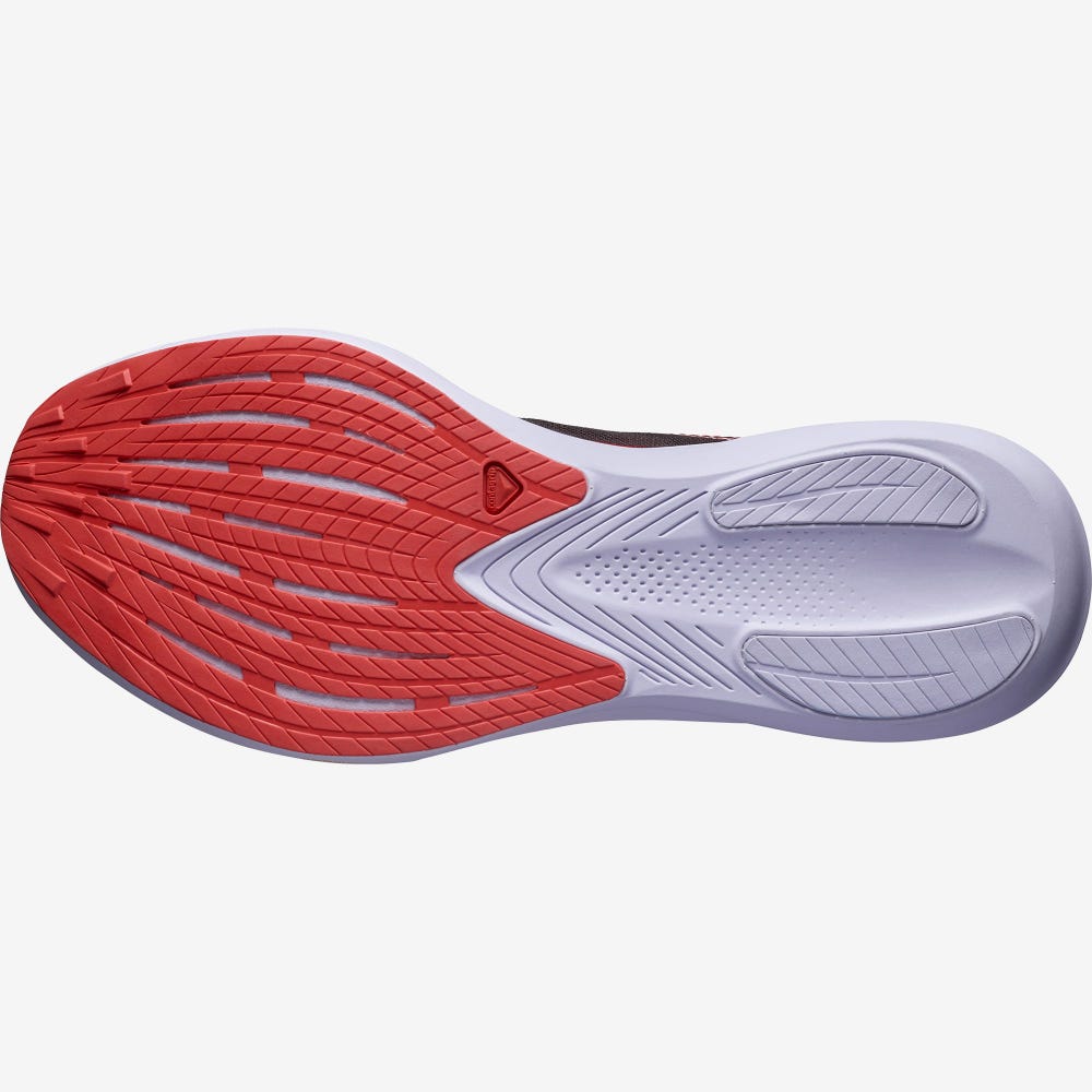 Men's Salomon PHANTASM Running Shoes Red/Purple/Orange | VZEH-07928
