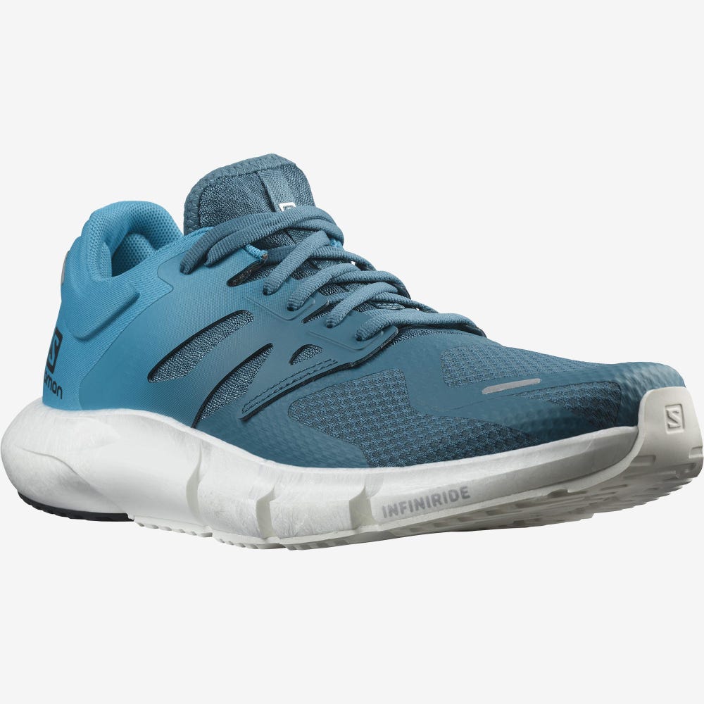 Men's Salomon PREDICT 2 Running Shoes Blue/Black | YHXB-62043