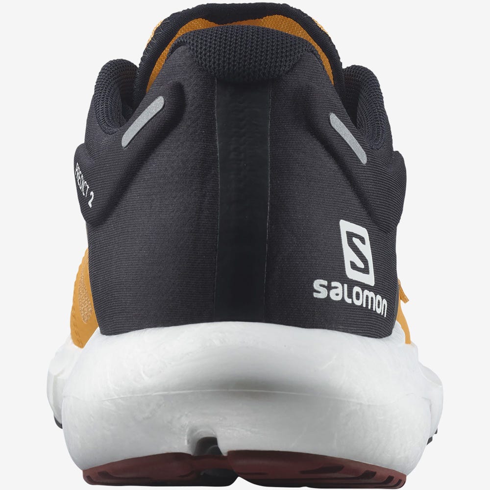 Men's Salomon PREDICT 2 Running Shoes Orange/Black | IFMQ-52173