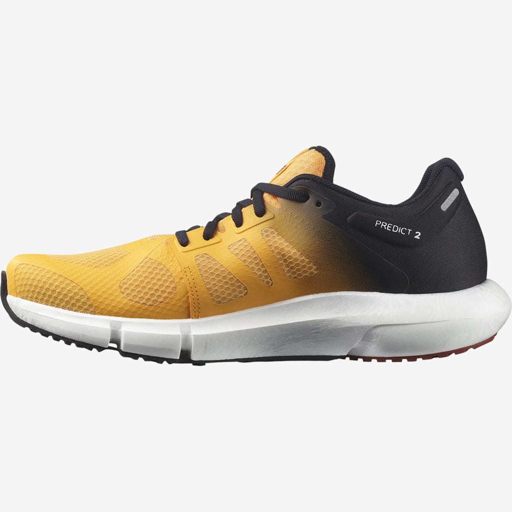 Men's Salomon PREDICT 2 Running Shoes Orange/Black | IFMQ-52173