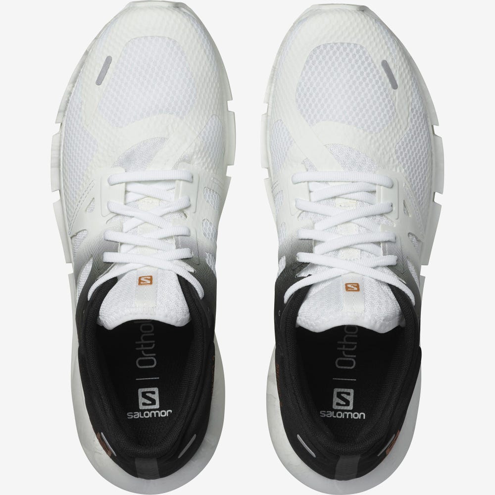 Men's Salomon PREDICT 2 Running Shoes White/Black/White | GFQB-76914