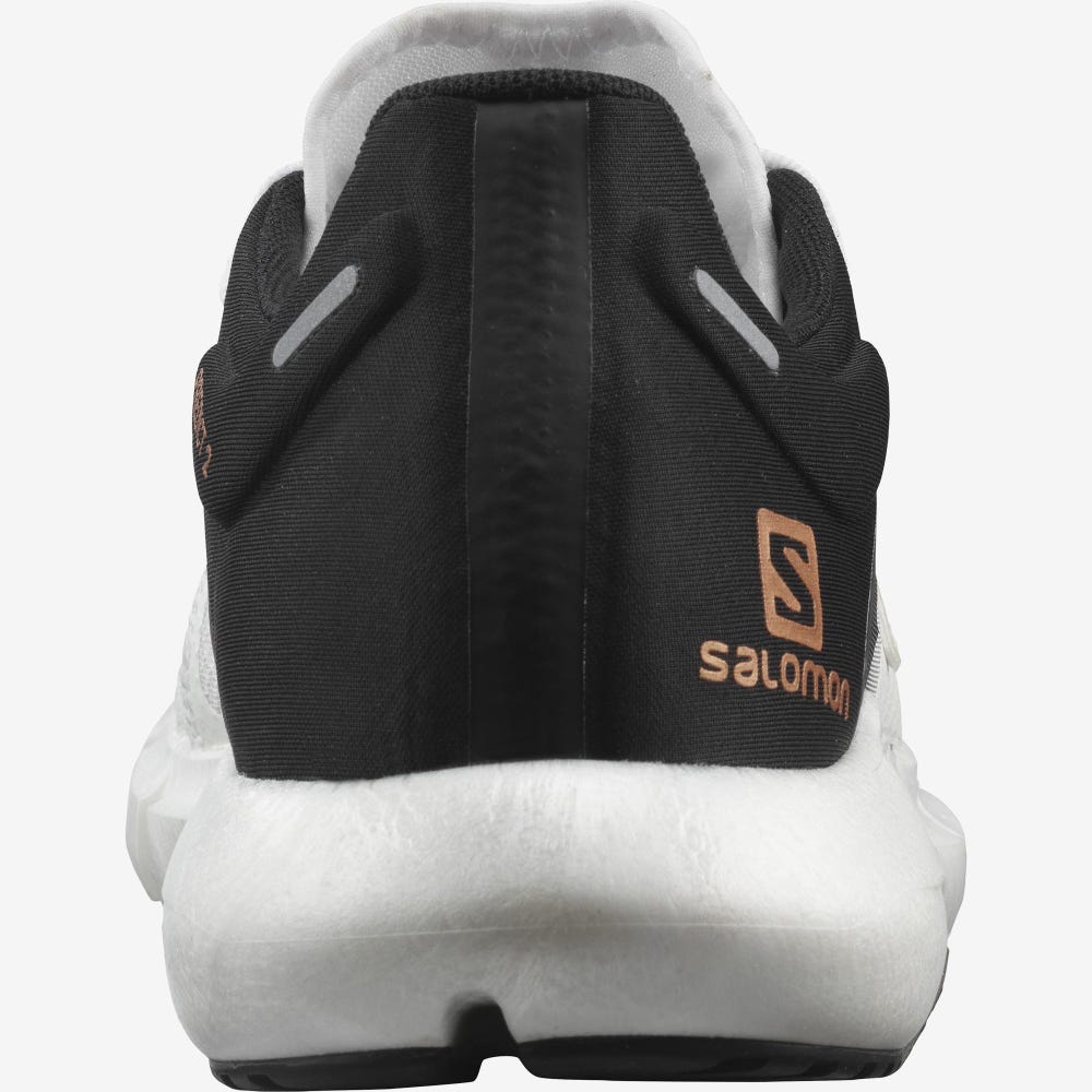 Men's Salomon PREDICT 2 Running Shoes White/Black/White | GFQB-76914