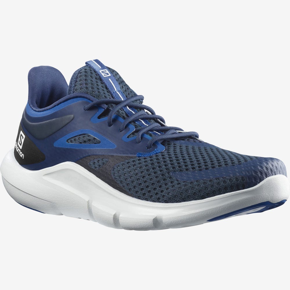 Men's Salomon PREDICT MOD Running Shoes Dark Blue/White | CUHT-59732