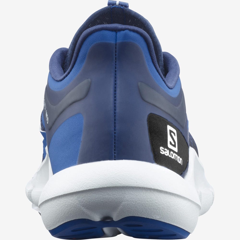 Men's Salomon PREDICT MOD Running Shoes Dark Blue/White | CUHT-59732