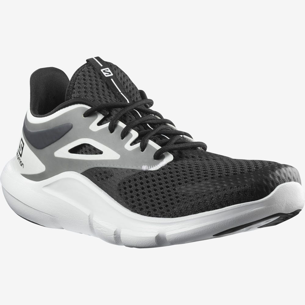 Men's Salomon PREDICT MOD Running Shoes Black/White | KUWX-53214