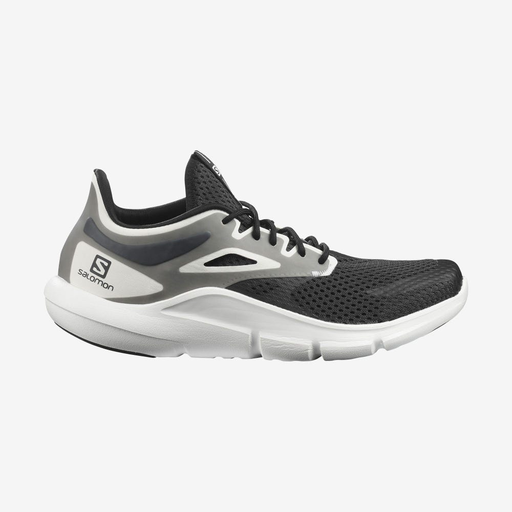 Men\'s Salomon PREDICT MOD Running Shoes Black/White | KUWX-53214