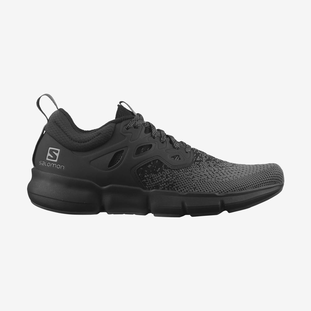 Men\'s Salomon PREDICT SOC 2 Running Shoes Grey/Black | ELAG-49863