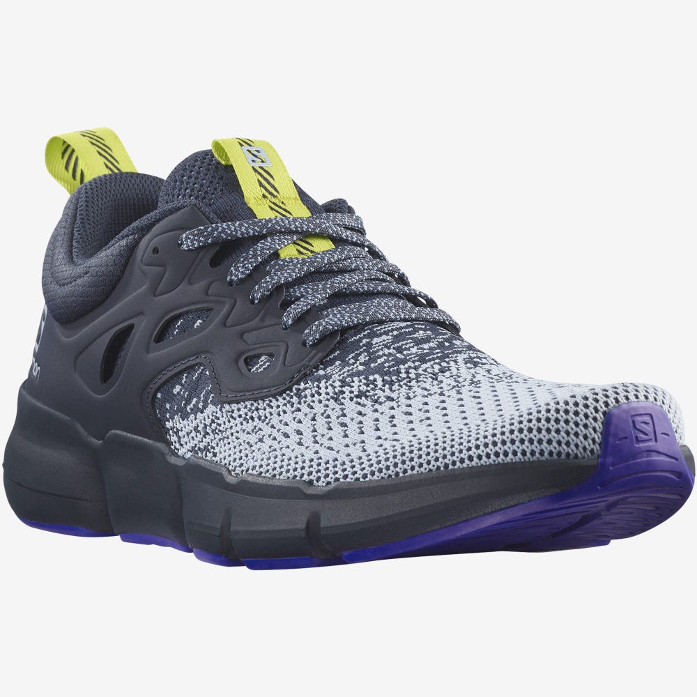 Men's Salomon PREDICT SOC 2 Running Shoes Blue/Indigo | FTQY-71256