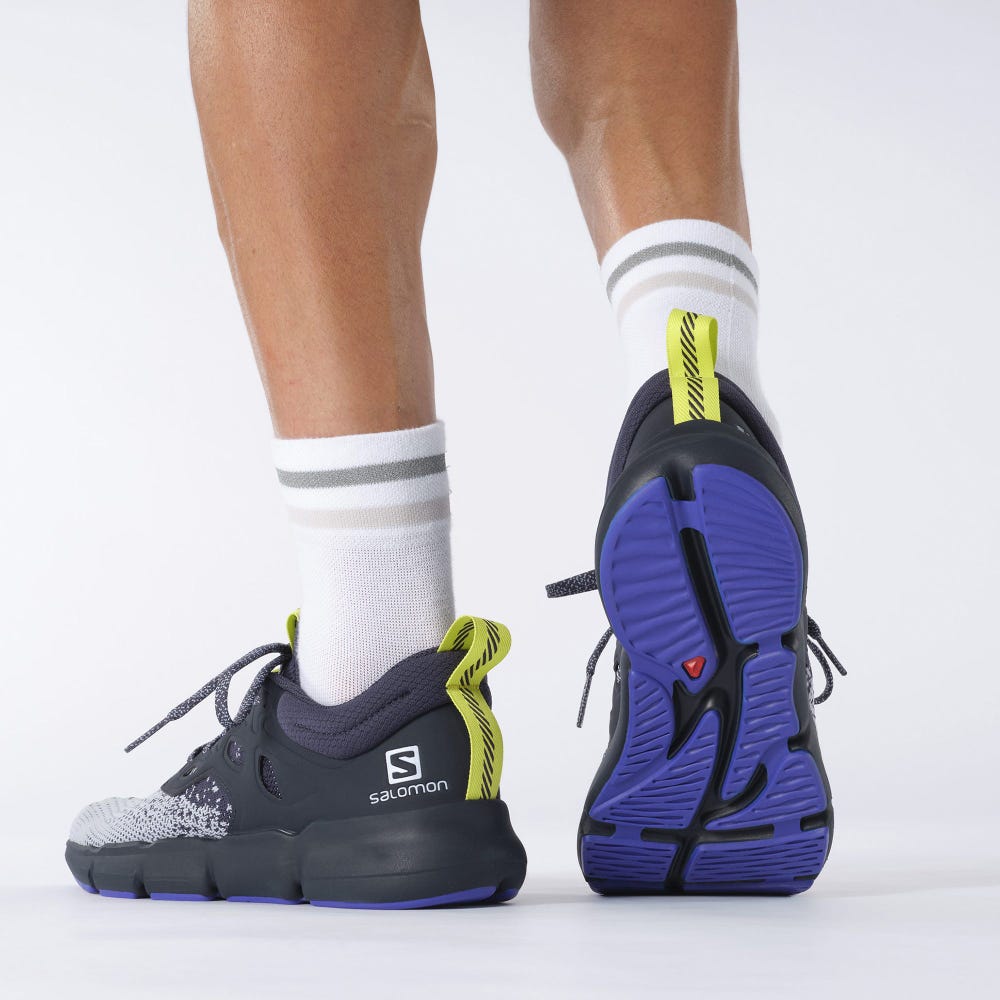 Men's Salomon PREDICT SOC 2 Running Shoes Blue/Indigo | FTQY-71256
